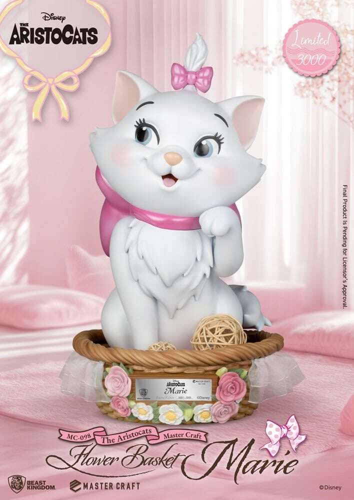 Aristocats Master Craft Statua Flower Basket Marie 32 Cm Beast Kingdom Toys