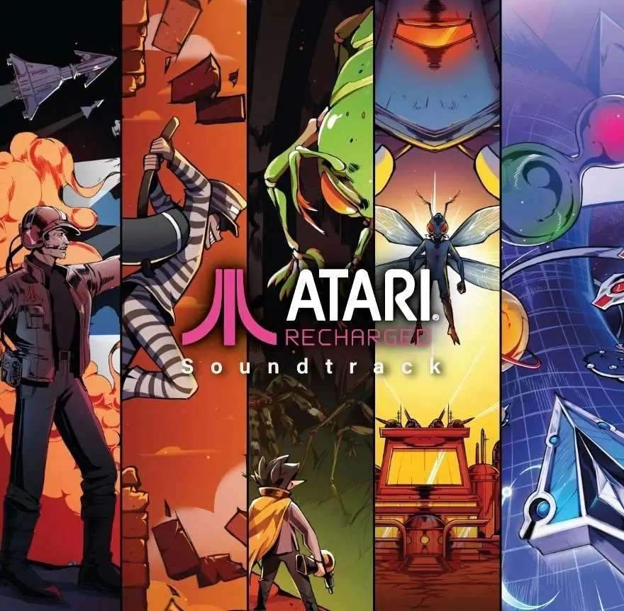 Atari Recharged Game Soundtrack Viniles Disco Vinile Microids