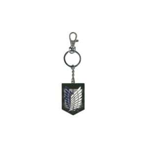 Attack On Titan Metal Portachiavi Logo 7 Cm Sd Toys