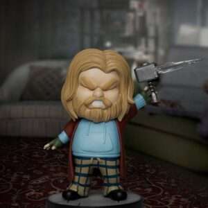Avengers: Endgame Mini Uova Attack Figura Bro Thor Series Calling The Mjolnir 8 Cm Beast Kingdom Toys