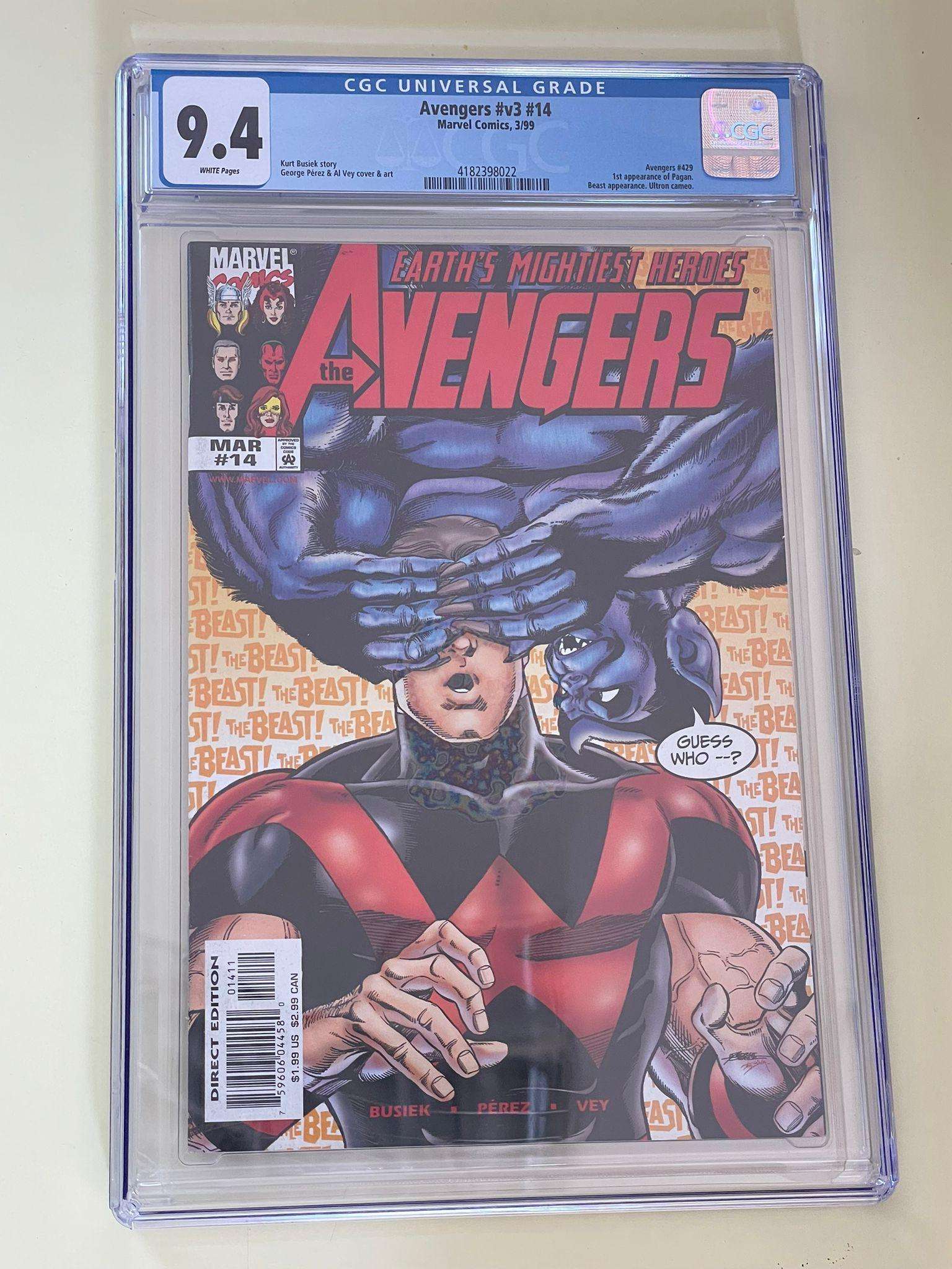 Avengers Fumetto Marvel Comics 1999 Volume 3 14 con Box Edizione Limitata