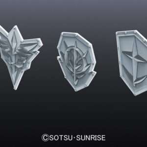 BANDAI MODEL KIT BUILDERS PARTS HD MS EMBLEM RELIEF 01 ACCESSORI