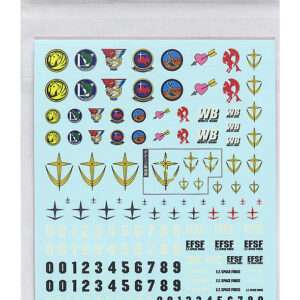 GUNDAM MASTER GRADE MG MODEL KIT DECAL 16 MULTI FEDERATION ACCESSORI BANDAI
