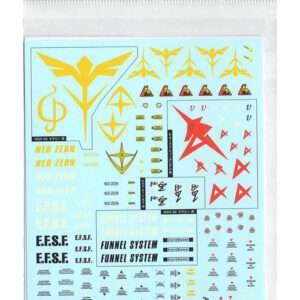 GUNDAM MASTER GRADE MG MODEL KIT DECAL 23 MULTICHAR COUNTER ATT ACCESSORI BANDAI