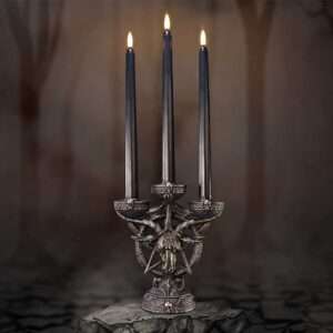 BAPHOMET RADIANCE LED CANDELABRA Candelabro NEMESIS NOW