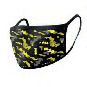 Batman Face Masks 2-Pack Camo Yellow Pyramid International