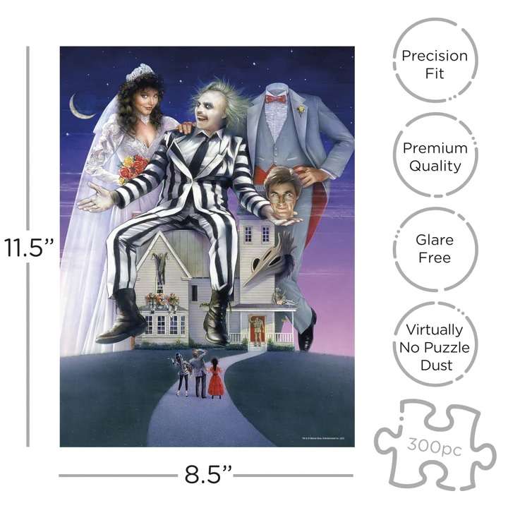 Beetlejuice Vhs 300 Pezzi Puzzle Puzzle Aquarius Ent