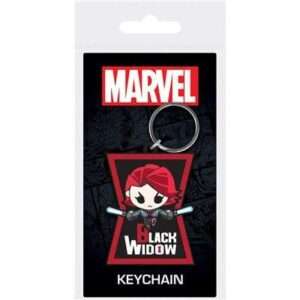 Black Widow Character Pvc Portachiavi Portachiavi Pyramid International
