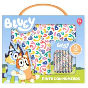 Bluey Paint Con Numbers Cartella Moose
