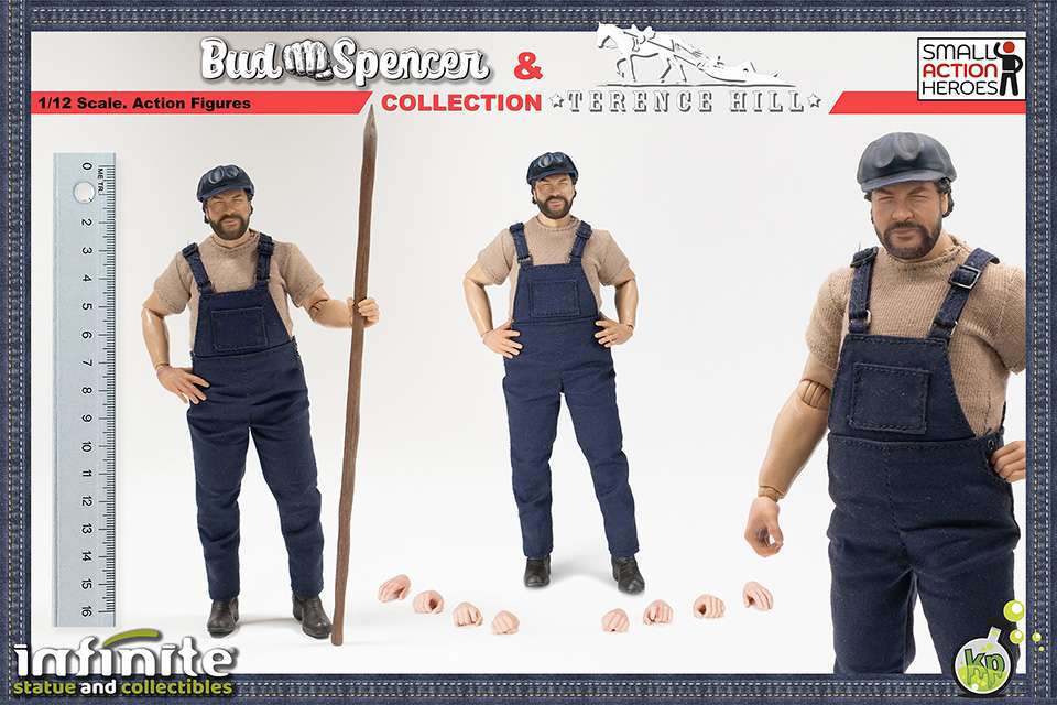 Bud Spencer Action Figure Small Action Heroes 1/12 Ver A 15.5 Cm Infinite Statue