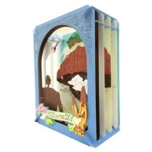 CASTLE IN THE SKY PAPER THEATER 3D POSTER ENSKY
