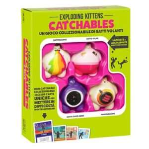 Catchables Set 4 Gatti Gioco da Tavolo 8+ (ITA) - Exploding Kittens
