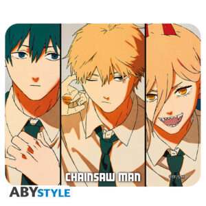 Chainsaw Man - Flexible Tappetino Per Mouse - Denji, Aki & Power