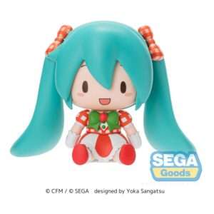 Character Vocal Series 01: Hatsune Miku Fuwa Petit Chibi Figura Hatsune Miku X Love E Berry Dress Up E Dance! Lovely