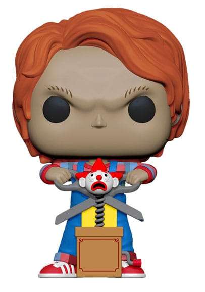Child´s Play Pop! Movies Vinile Figura Chucky W/buddy & Gigante Scissors 9 Cm Funko