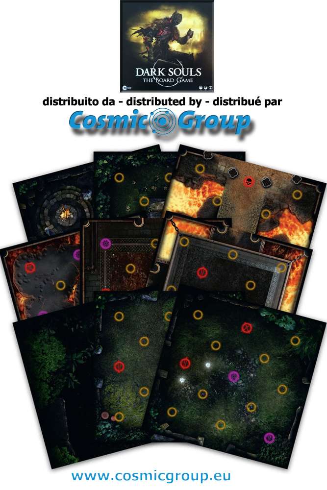 DARK SOULS TBG:DARKROOT & IRON KEEP TILE GIOCO DA TAVOLO STEAMFORGED GAMES
