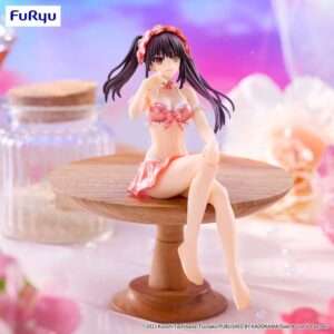 Date A Live V Noodle Stopper Pvc Statua Kurumi Tokisaki Swimsuit Pastel Red Color Ver. 15 Cm Furyu