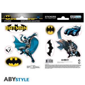Dc Comics - Adesivi - 16x11cm/ 2 Fogli - Batman E Logo