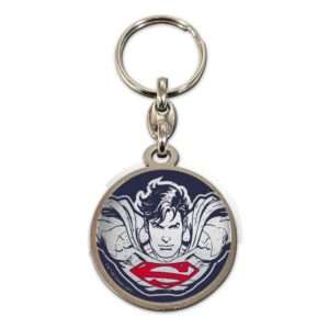 Dc Comics Metal Portachiavi Superman Face 7 Cm Sd Toys