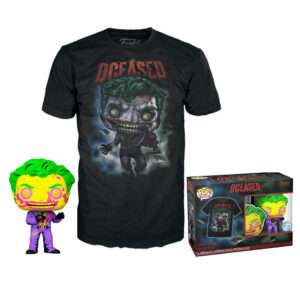 Dc Comics Pop e Tee Figure The Joker 9 Cm Funko Taglia XL
