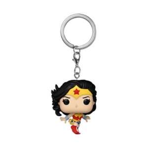 Dc Comics Pop! Vinile Portachiavis 4 Cm New Classics - Wonder Woman Funko