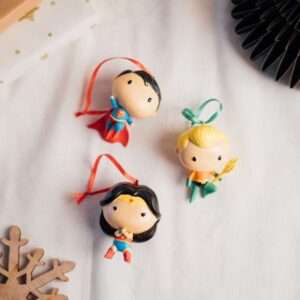 DC COMICS XMAS DECORATION SET A (3) Decorazioni Natalizie Grupo Erik