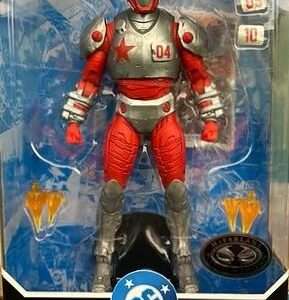 Dc Multiverse - Justice League: Generation Lost Action Figura Rocket Red Brigade Platinum Edition 18 Cm Mcfarlane Toys