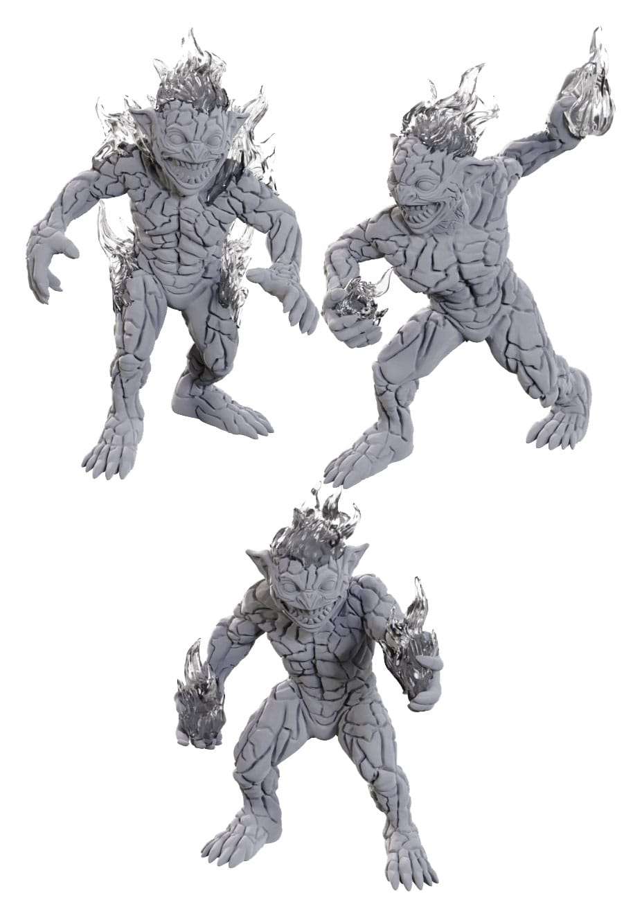 D&d Nolzur's Marvelous Miniatures Unpainted Miniatures Magmins Wizbambino
