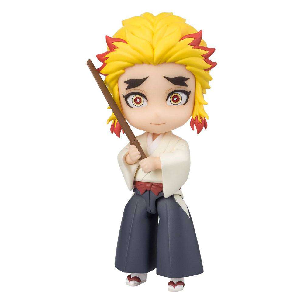 Demon Slayer: Kimetsu No Yaiba Figuarts Mini Action Figura Senjuro Rengoku 9 Cm Bandai Tamashii Nations