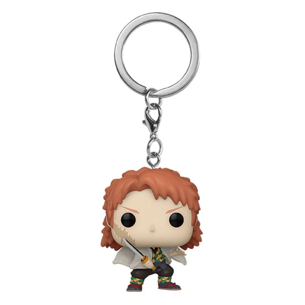 Demon Slayer Portachiavi Funko Pop Vinile Figura Sabito senza Maschera 4 Cm