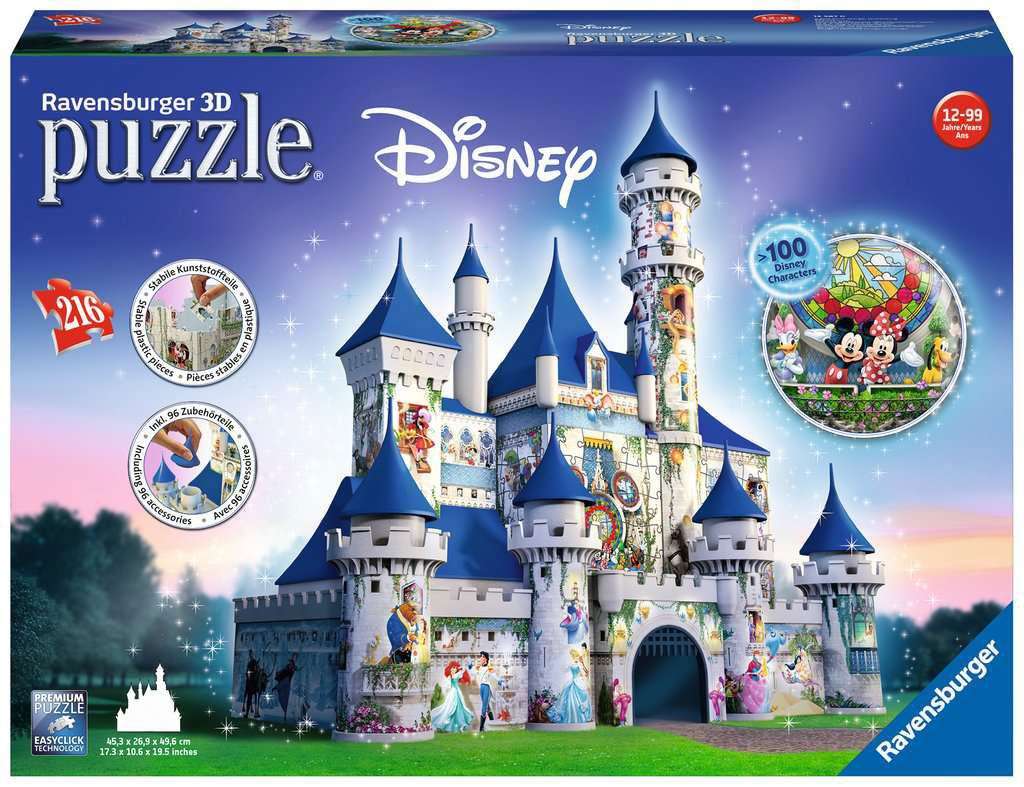 Disney 3d Puzzle Disney Castle (216 Pezzi) Ravensburger