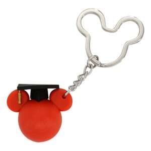 Disney Ball Portachiavi Mickey Graduation Red Con Figure Int.
