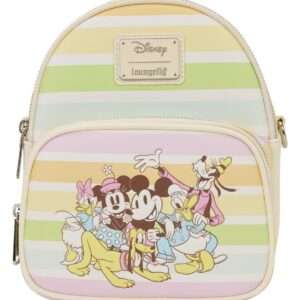 Disney By Loungefly Borsa A Tracolla Mickey E Friends Arcobaleno Stribes Loungefly