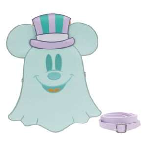 Disney By Loungefly Crossbody Pastel Ghost Minnie & Mickey Glow In The Dark Loungefly