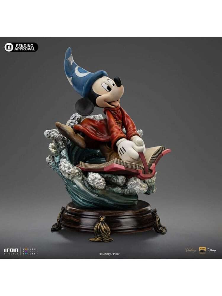 Disney Classics Vintage Collection Deluxe Art Scale Statua 1/10 Sorcerer Mickey 28 Cm Iron Studios