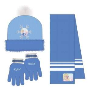 Disney Frozen Winter Set Scalda Collo Cappello Guanti Cerdà
