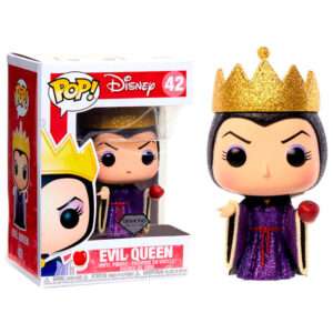 Disney Funko Pop Vinile Figura Regina Cattiva con Glitter Esclusiva 9 cm
