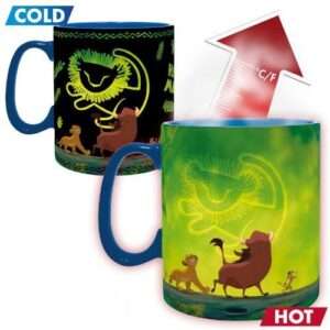 Disney Il Re Leone Tazza Termosensibile Simba Timon e Pumba 460 ml Abystyle