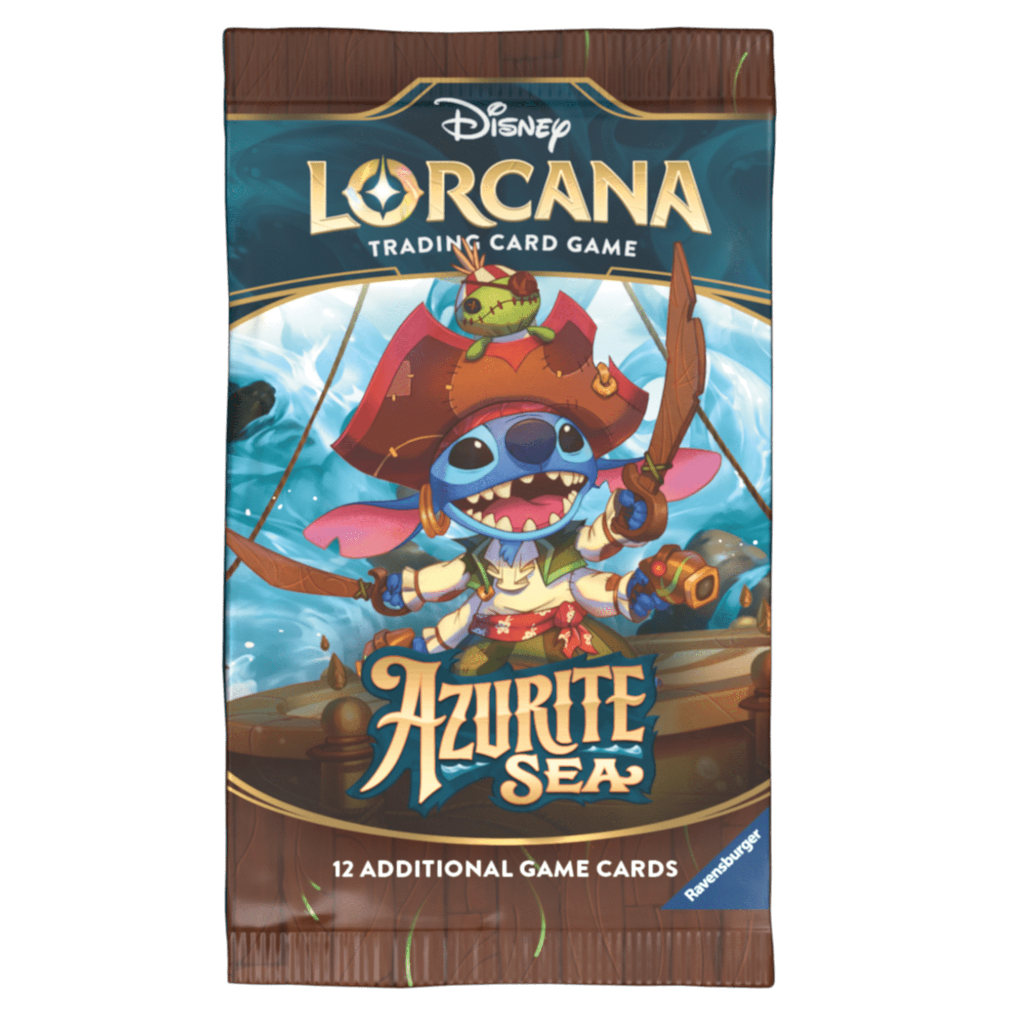 Disney Lorcana Azurite Sea Busta da 12 Carte (ENG) Ravensburger