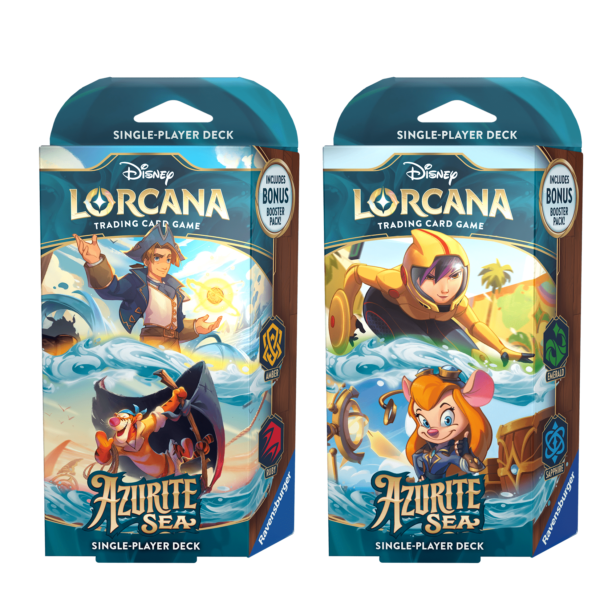 Disney Lorcana Azurite Sea Starter Deck Bundle (ENG) Ravensburger