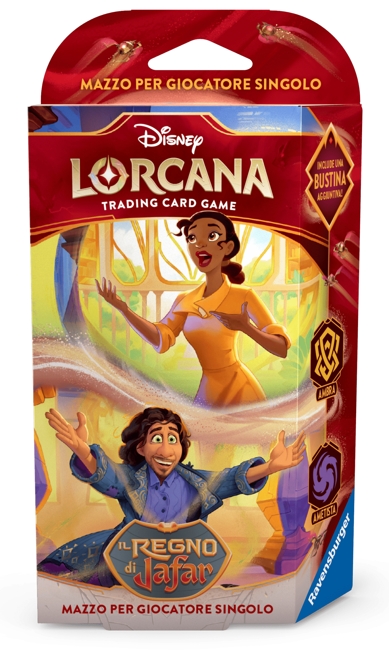 Disney Lorcana Il Regno di Jafar Starter Deck Ambra/Ametista (ITA) Ravensburger