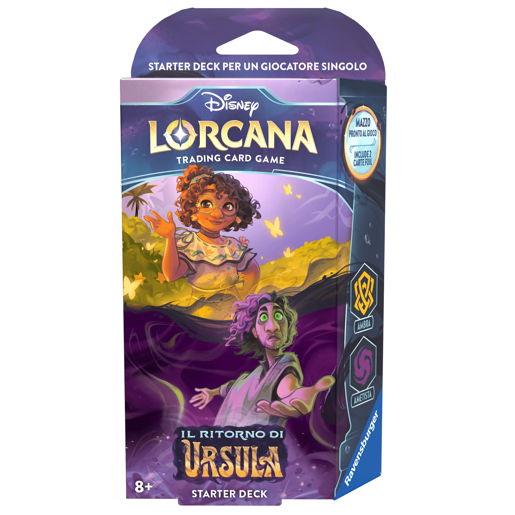 Disney Lorcana Il Ritorno di Ursula Starter Deck Ambra/Ametista (ITA) Ravensburger