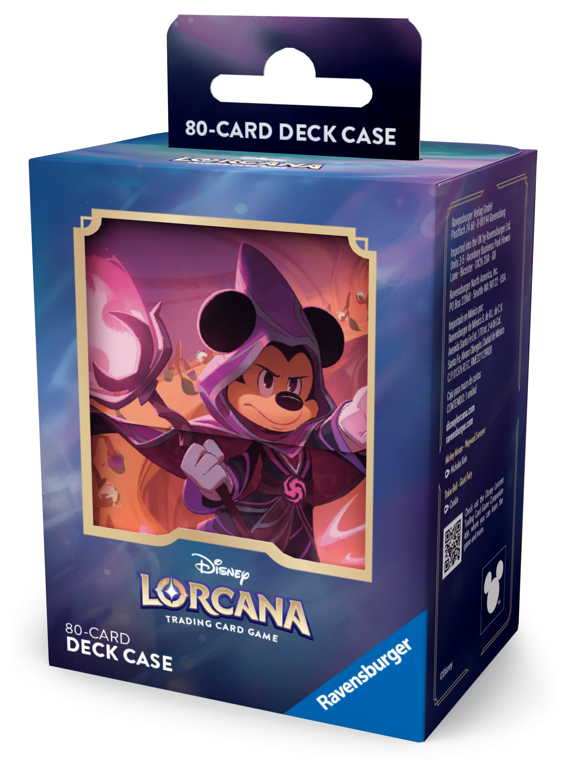 Disney Lorcana Porta Mazzo Mickey Mouse per 80 Carte Ravensburger