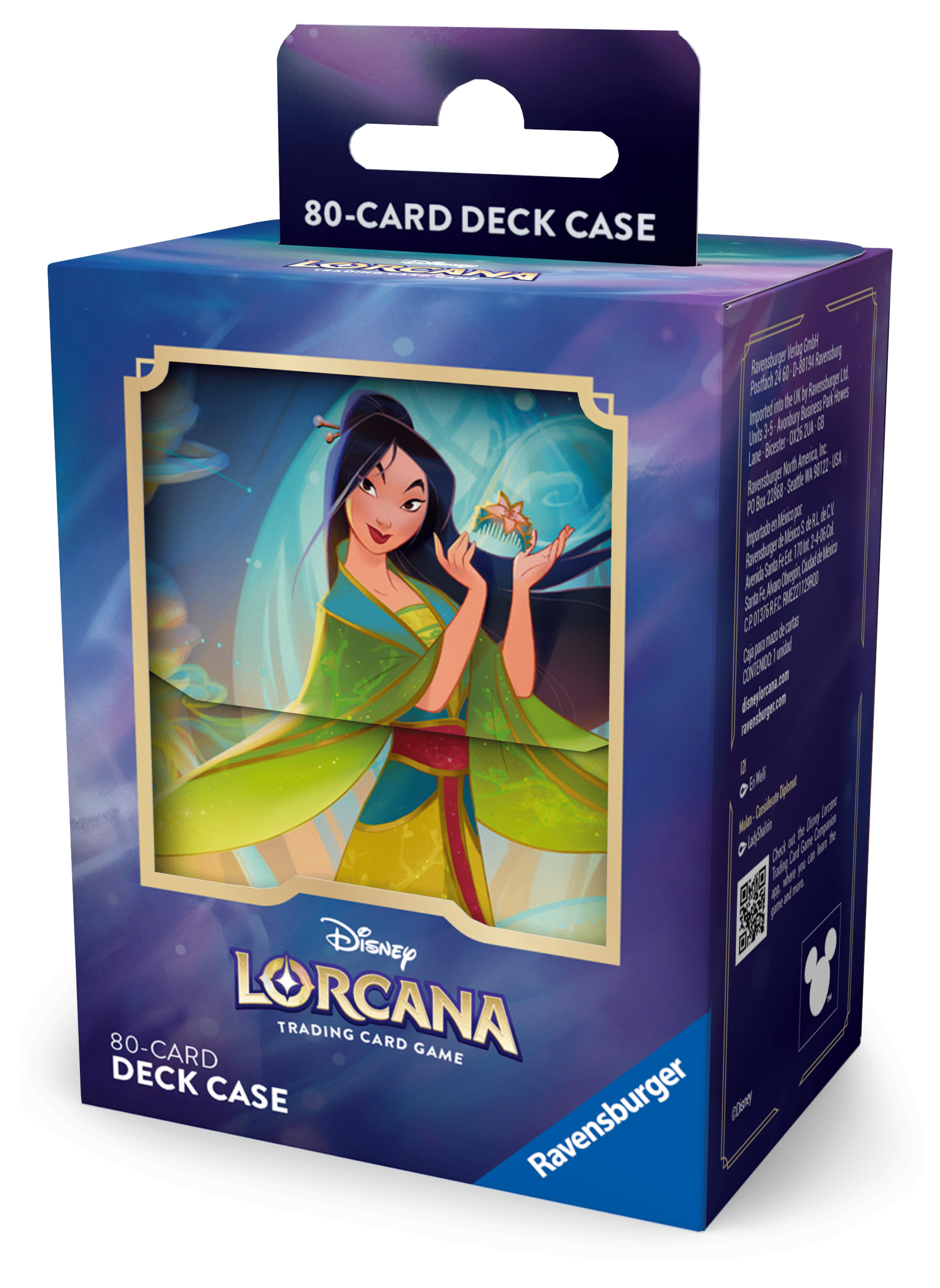 Disney Lorcana - Porta Mazzo per 80 Carte Mulan Ravensburger