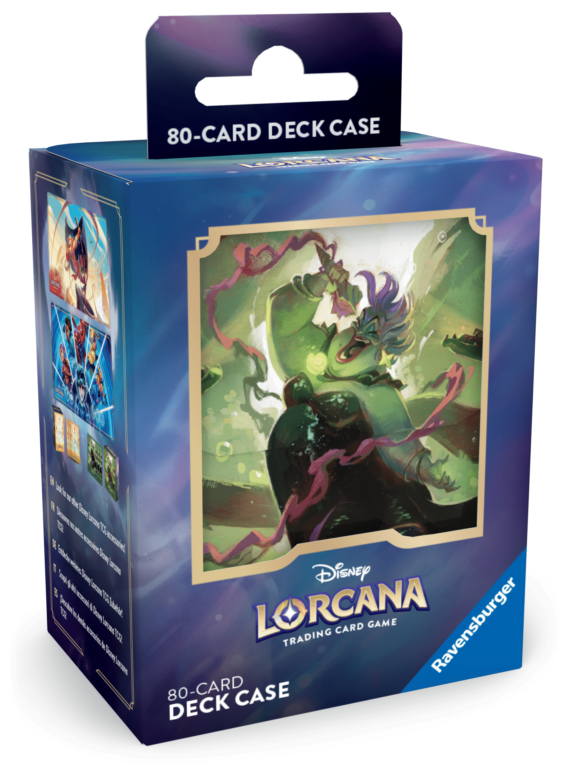 Disney Lorcana Porta Mazzo per 80 Carte Ursula Ravensburger