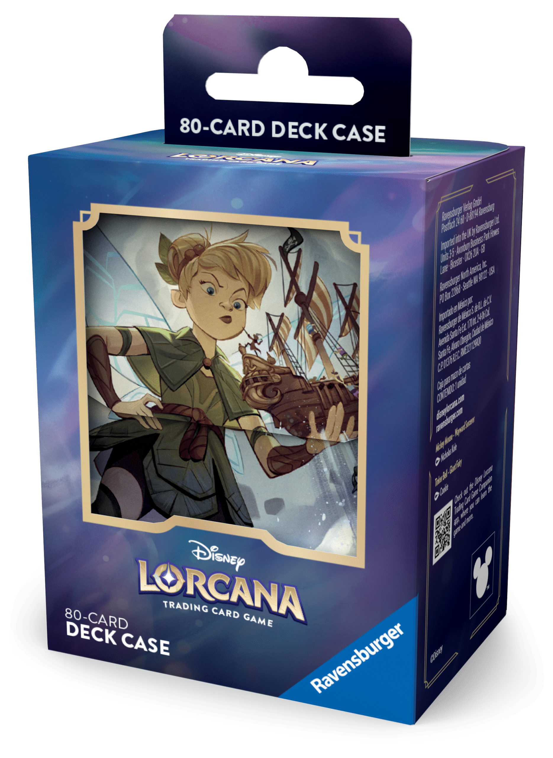 Disney Lorcana Porta Mazzo Tinker Bell per 80 Carte Ravensburger