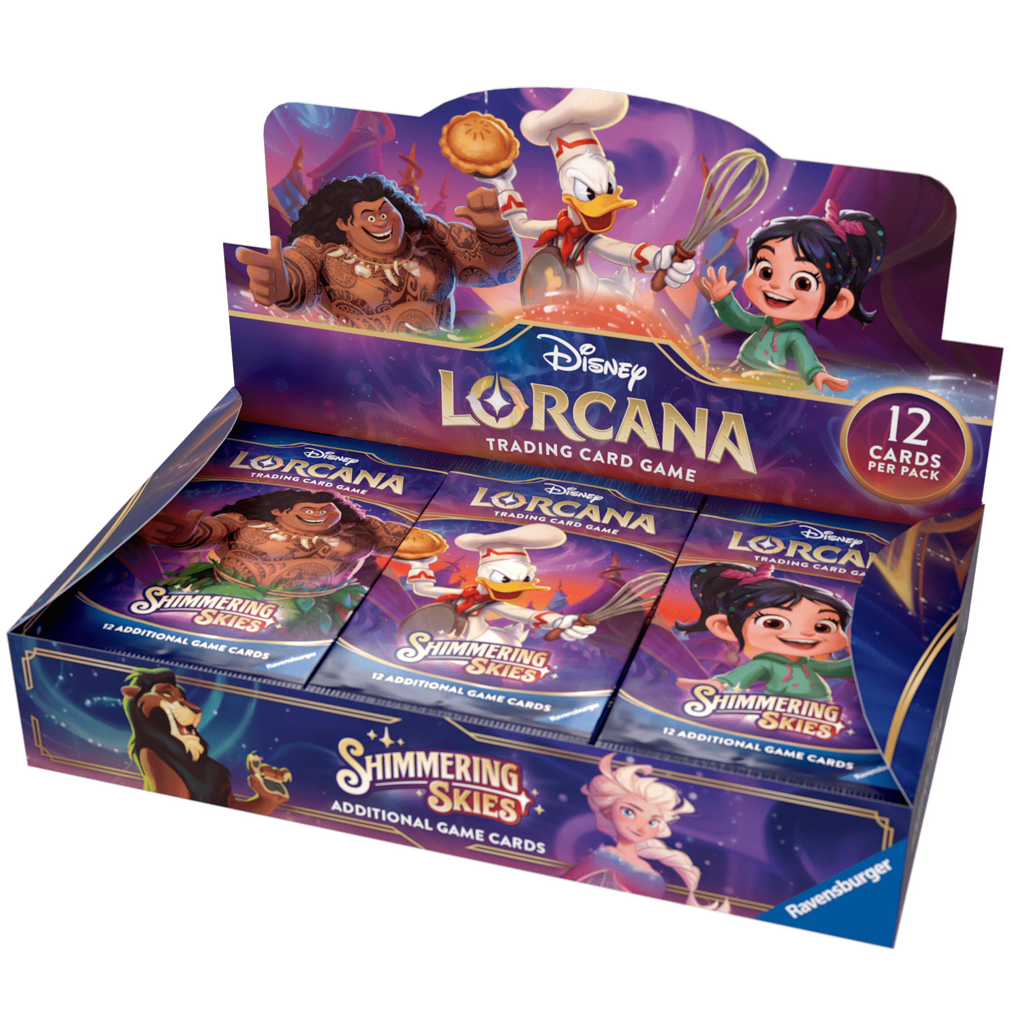Disney Lorcana Shimmering Skies Booster Box 24 Buste (ENG) Ravensburger