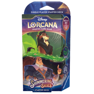 Disney Lorcana Shimmering Skies Starter Deck Emerald/Steel (ENG) Ravensburger