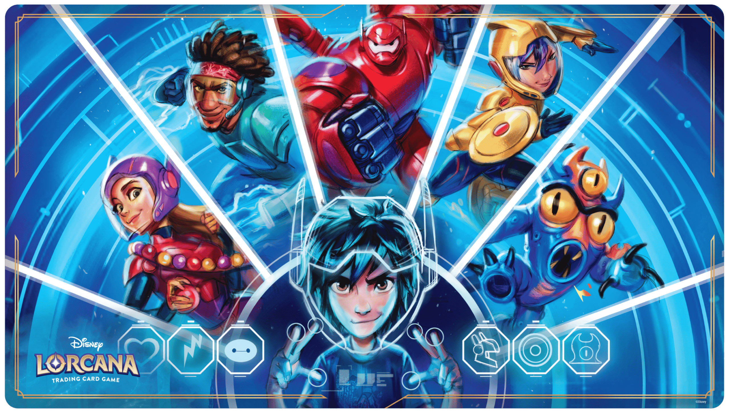 Disney Lorcana Tappetino da Gioco Big Hero 6 34 x 60 cm Ravensburger