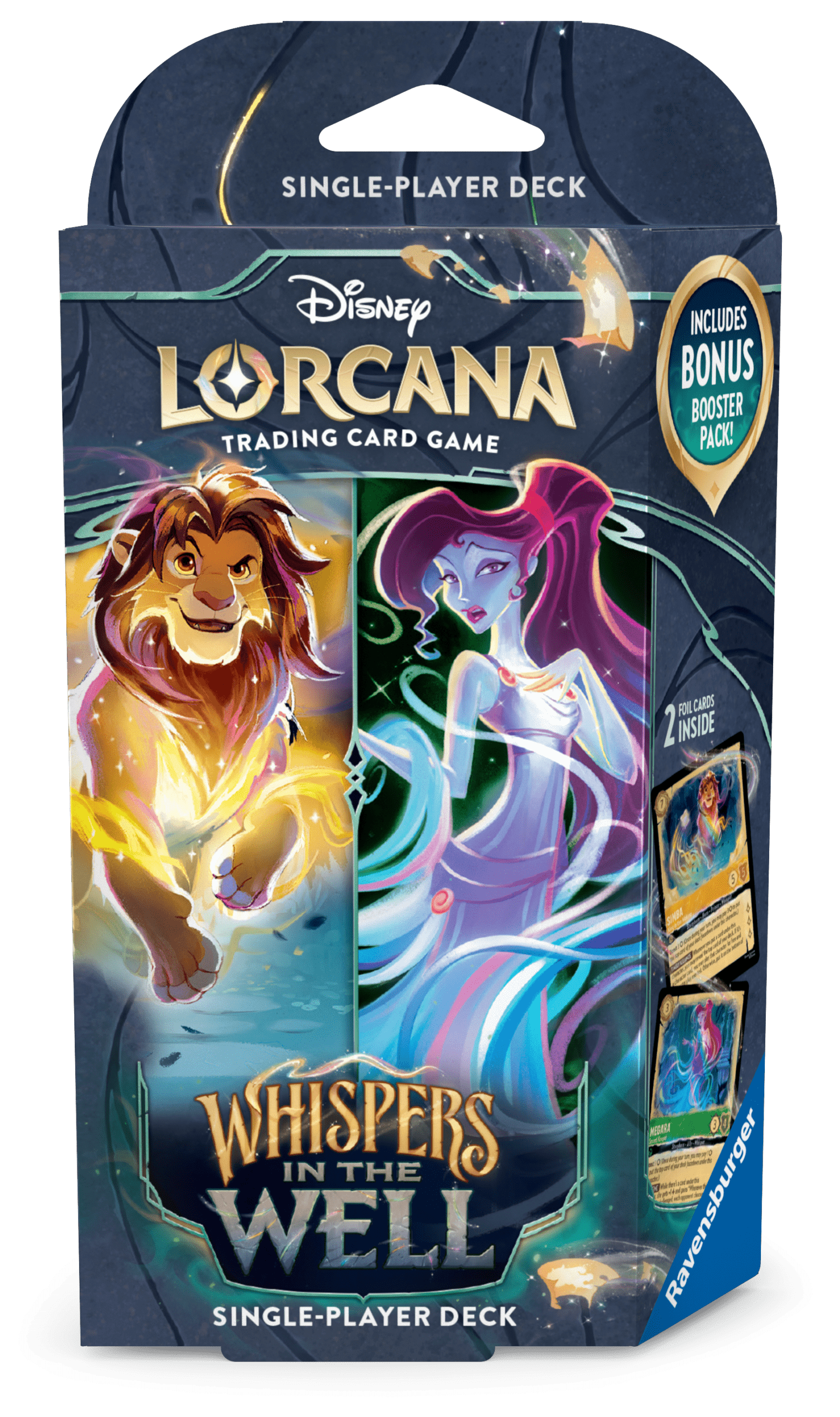 Disney Lorcana Whispers in the Well Starter Deck Ambra/Smeraldo (ENG) Ravensburger